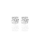 ラウンドピアス 1.0ct(片耳0.5ct)