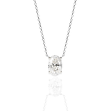 オーバルネックレス 0.8ct【特別価格】