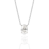 オーバルネックレス 1.0ct