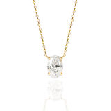 オーバルネックレス 1.0ct
