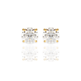 ラウンドピアス 2.0ct（片耳1.0ct）