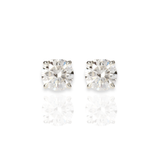 ラウンドピアス 2.0ct（片耳1.0ct）