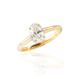 オーバルリング 1.0ct